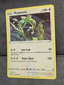 Rayquaza - 🌀🌀 SWIRL 🌀🌀 SWSH029 -Black Star Promo - Cosmos Holo - Pokemon-LP - Image 3