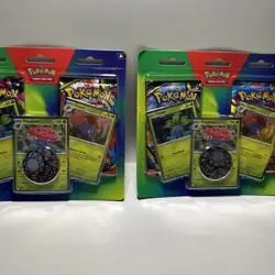 LOT OF 2 NEW SEALED POKEMON TCG MEGA PHANTASMAL FLAMES VILEPLUME 2 PACK BLISTER - Image 4