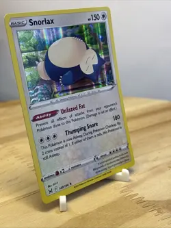 Snorlax 143/196 Holo Rare Lost Origin Pokemon Holo Near Mint - Image 2