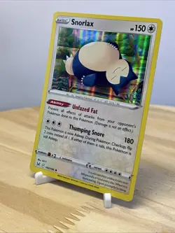 Snorlax 143/196 Holo Rare Lost Origin Pokemon Holo Near Mint - Image 5