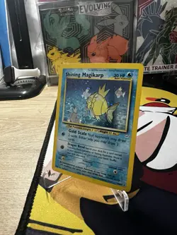 Shining Magikarp Double Holo Error W/ Swirl Pokemon Card Neo Genesis 2000 - Image 1