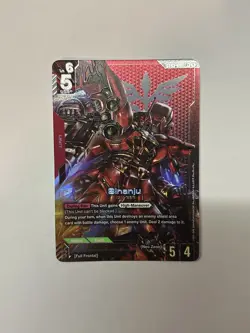 Gundam Card Game Sinanju ST03-001 LR+ Rare Alternate Art Card - Image 1