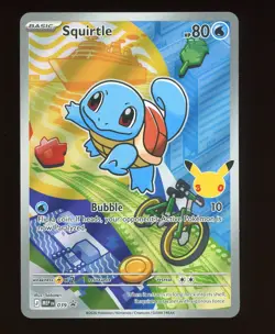 2026 Pokemon TCG 1st Partner Squirtle 039 Black Star Promo Illustration MEP EN - Image 1