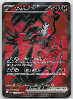 Yveltal ex 105/088 Ultra Rare Perfect Order Pokemon Near Mint - Image 1