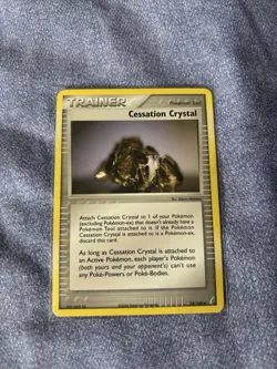 Pokemon TCG Cessation Crystal EX Crystal Guardians 74/100 Regular Uncommon LP - Image 1