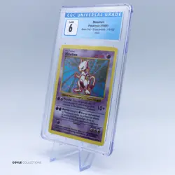 1999 Pokemon Base Set Mewtwo Shadowless 10/102 CGC 6 Ex/NM - Image 3