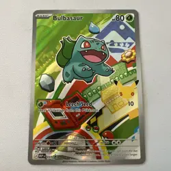Pokemon 30th Anniversary Bulbasaur MEP #037 First Partner Illustration Rare NM - Image 1