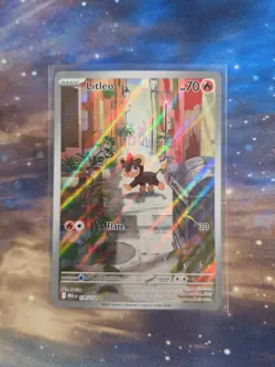 Litleo 139/132 Mega Evolution Illustration Rare Pokemon, Near Mint/ M Condition - Image 1