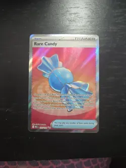 Rare Candy 175/132 Me01: Mega Evolution Full Art Holo Pokemon TCG - Image 1