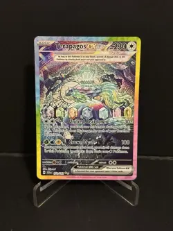 Pokemon SV07 Stellar Crown Terapagos ex 170/142 Special Illustration Rare SIR NM - Image 1