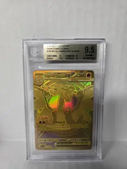 Mega Charizard X EX Gold BGS 9.5 Gem Mint PFL #130 Pokemon - Image 1