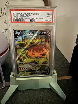 Pokemon 2022 FA Charizard V Ultra-Premium Collection SWSH260 PSA Mint 9 - Image 1