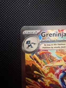 Pokemon Greninja ex 214/167 Twilight Masquerade NM - Image 3