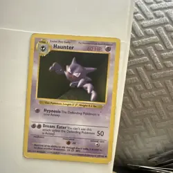 Pokemon TCG WOTC Haunter 29/102 Fossil Unlimited Regular Uncommon EN 1999 60 HP - Image 1