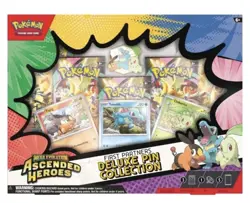 2x Pokemon Ascended Heroes First Partners Deluxe Pin Collection Sealed/New - Image 1