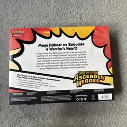 Pokemon Ascended Heroes Mega Emboar Ex Box Brand New Sealed ✅ - Image 2