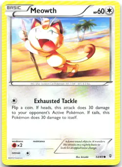 Meowth 53/83 Common Generations Pokemon Near Mint - Image 1