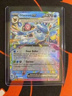 Glaceon ex 026/131 Prismatic Evolution NM Double Rare Holo Pokemon TCG - Image 3