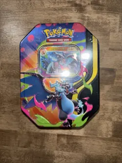 Pokemon - TCG - Mega Charizard X ex Tin SEALED - Image 1