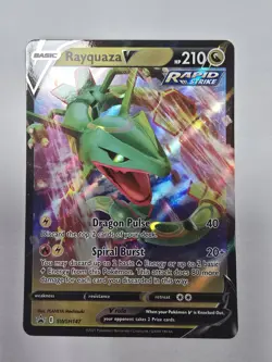 Rayquaza V SWSH147 SWSH: Sword & Shield Promo Cards Holo Pokemon Tcg - Image 1