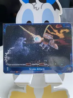 TOHO Scale Attack Strategy P Godzilla Card Game EBP01-061+ Godzilla Mothra - Image 1