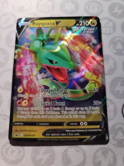 Rayquaza V SWSH147 NM Holo Foil Promo Rare Pokemon Card - Image 1
