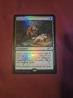 MTG - FOIL - Food Chain - M/NM - Judge Gift Card 2018 - Magic The Gathering - Image 1