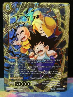 Bandai Son Goku, Krillin & Master Roshi Trinity BT30 CR Foil BT30-144 DBS Card - Image 1