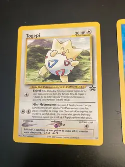 Lot of *3* Pokemon Black Star Promo Cards: Misdreavus•Togepi•Marill (LP) - Image 2