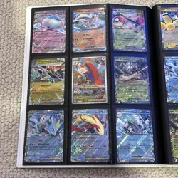Pokemon White Flare Binder With Mixed Lot Of 207 Cards - Image 4