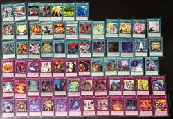 Yu-Gi-Oh! Spell & Trap Card Lot Of 67x - Lots Of Foils & Rares - All Sleeved - Image 1