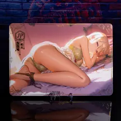 Power Oversized A5 Premium Waifu Card Anime Display Gold Foil Chainsaw Man JP - Image 1