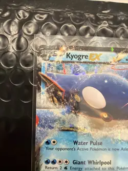 Pokemon TCG Kyogre EX XY Black Star Promos Holo Rare Card XY41 LP/MP - Image 2