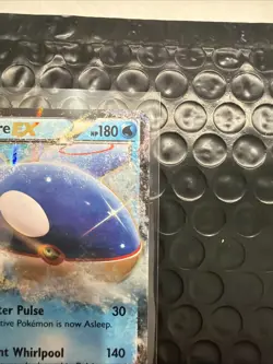 Pokemon TCG Kyogre EX XY Black Star Promos Holo Rare Card XY41 LP/MP - Image 3