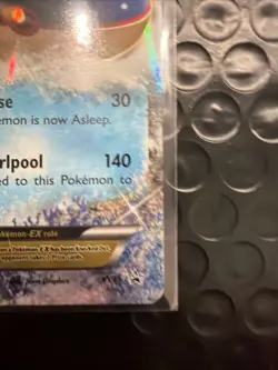 Pokemon TCG Kyogre EX XY Black Star Promos Holo Rare Card XY41 LP/MP - Image 4