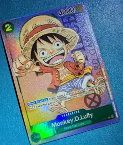 Monkey.D.Luffy #P-037 (Gen Con 2023 Foil) "Chibi Luffy" One Piece Promotion Card - Image 2