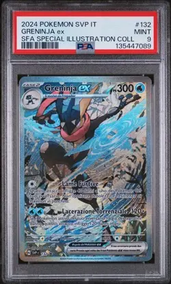 CARTA POKEMON GRENINJA EX SVP 132 PSA 9 GRADATA TCG CARD ITA - Image 2