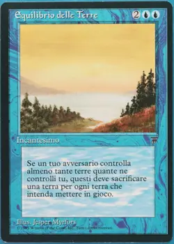 Land Equilibrium Legends (ITALIAN) PLD (Reserved List MTG Card) 516274 ABUGames - Image 1