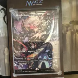 Magic: The Gathering Bloodthirsty Conqueror Black Creature FDN M0426 5/5 - Image 1