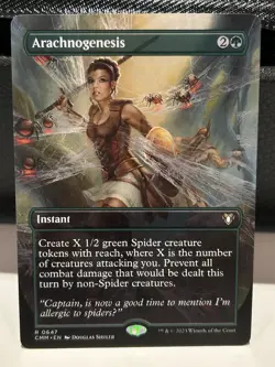 Arachnogenesis BORDERLESS CMM Commander Masters LP MTG - Image 1