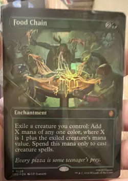 Wizards Food Chain Enchantment Mystery Booster 2 0133 Borderless Foil EN Green - Image 1