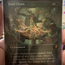 Wizards Food Chain Enchantment Mystery Booster 2 0133 Borderless Foil EN Green - Image 3