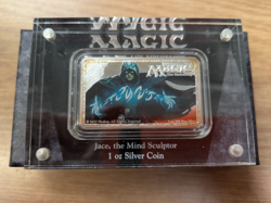 MtG Jace, The Mind Sculptor $2 1oz Silver Coin 2014 New Zealand Mint - Image 1