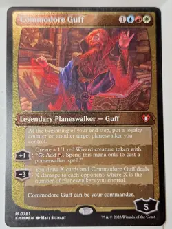 Commodore Guff - THICK STOCK - Commander: Masters - Magic the Gathering MTG - Image 1