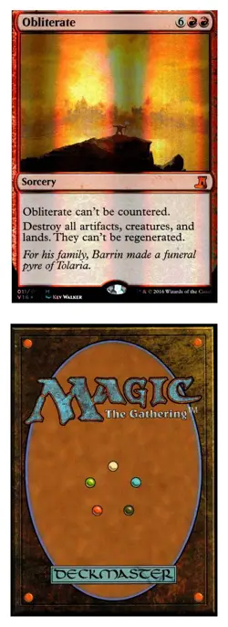 Obliterate 11 Mythic From the Vault: Lore Magic: The Gathering Foil NM/M - Image 2