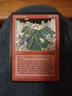 Magic the Gathering- JOKULHAUPS -RARE 1995 CCG TCG MTG NM+ - Image 1