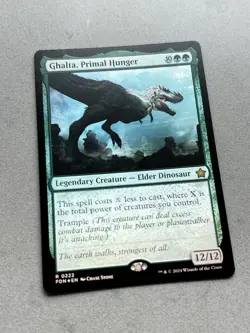 Ghalta, Primal Hunger #222 FOIL - Magic FDN Foundations MTG - NM / M - Image 3