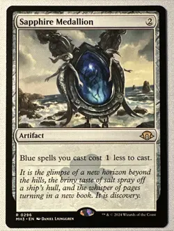 MTG / Sapphire Medallion / MH3 / #296 / Regular / Rare / NM - Image 1
