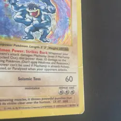 Machamp Base Set Shadowless 8/102 Pokemon TCG WOTC Holo 1st Edition HP 💪 - Image 4