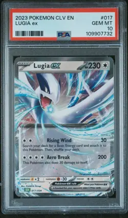 Pokemon Lugia EX 2023 CLV EN TCG Classic Collection #017 PSA 10 GEM MINT - Image 1